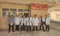 برگزاری اردوی جهادی پزشکی و مشاوره ای در شادکام بافق 